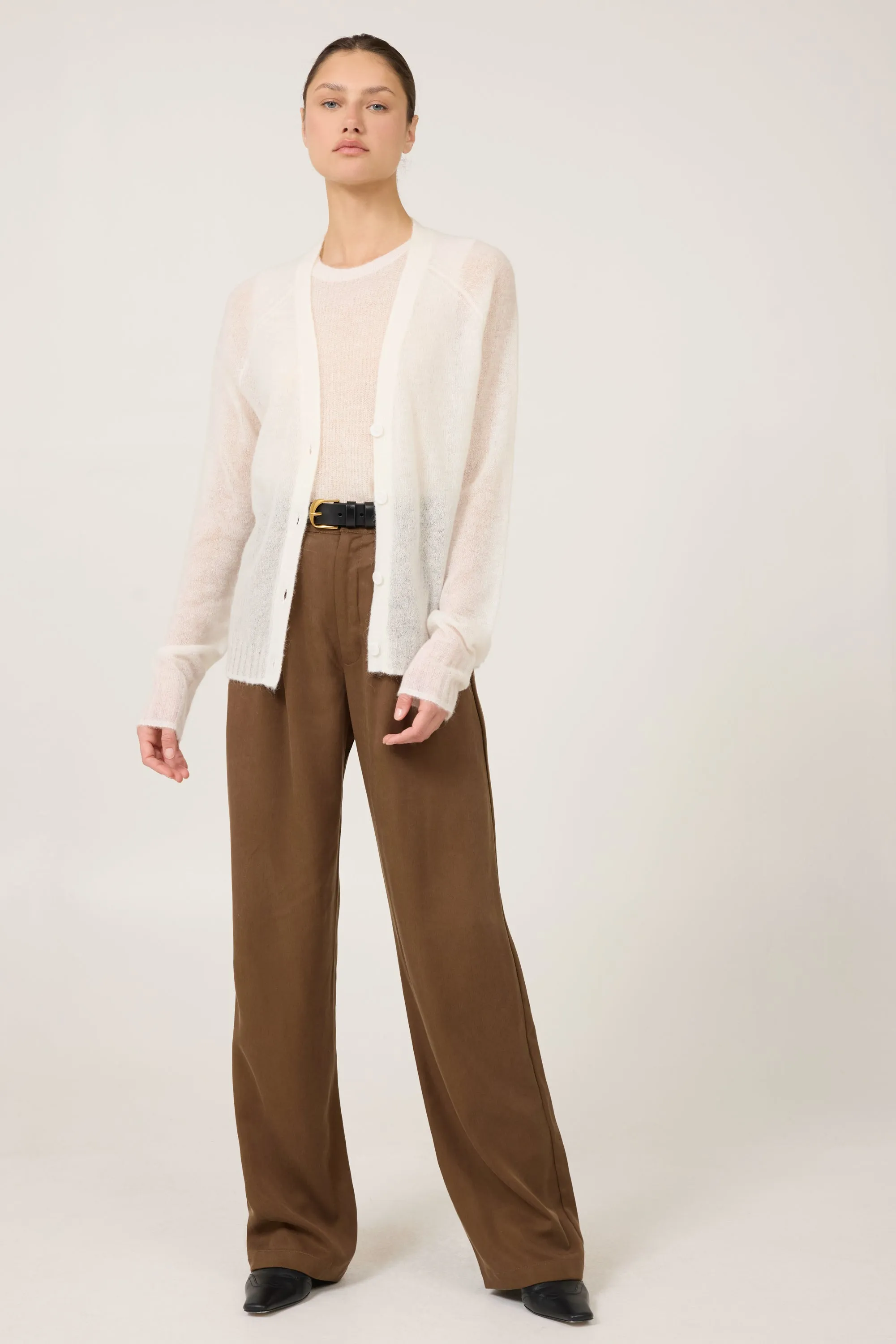 Addison Cardigan - Ivory