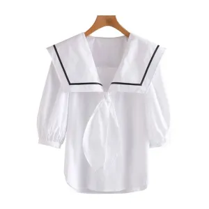 BOW TIED BLOUSE