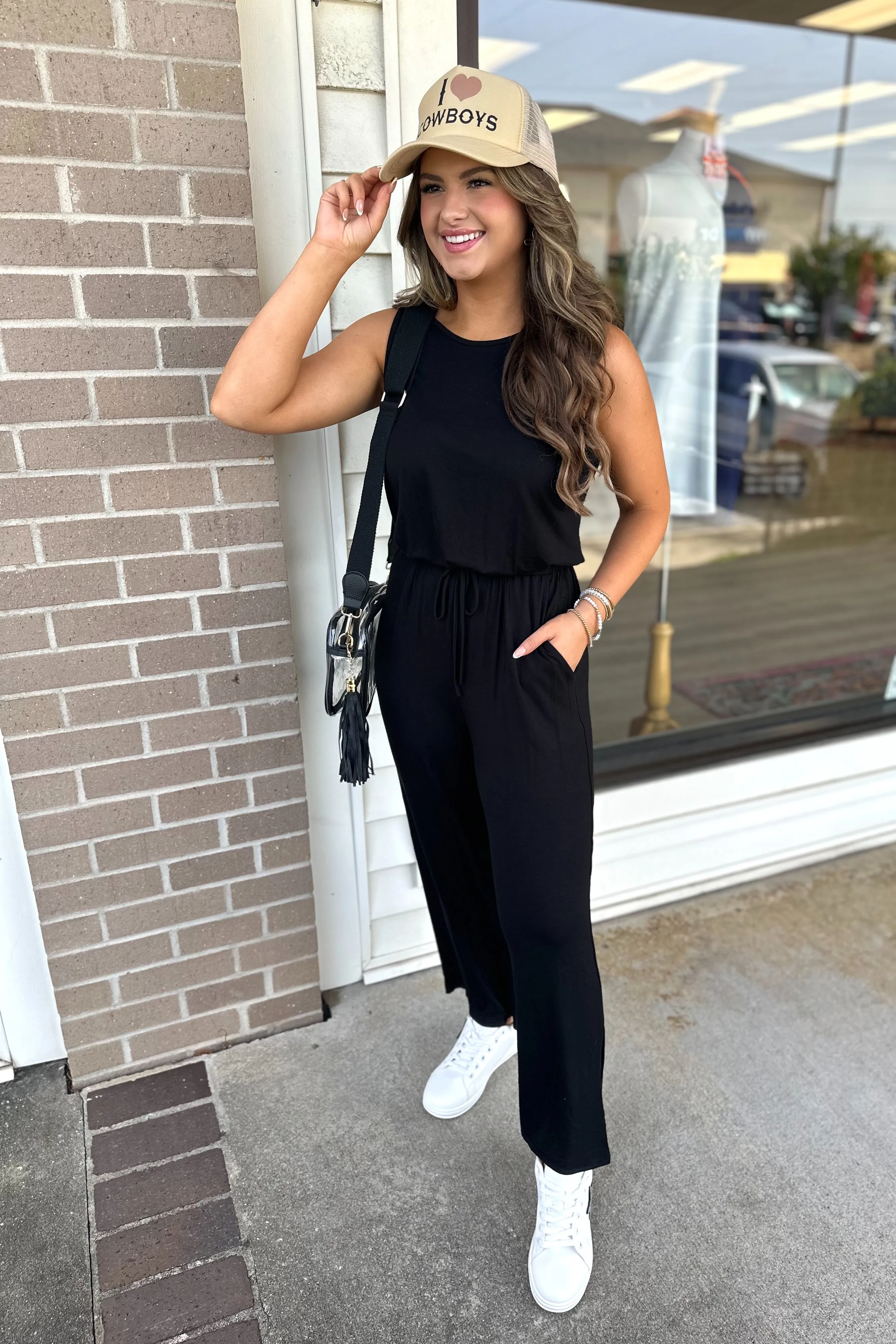 DYLAN Knit Jumpsuit (Black)