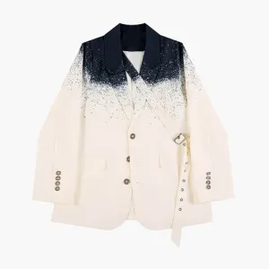 Enter the Void Beige Cream Aesthetic Jacket
