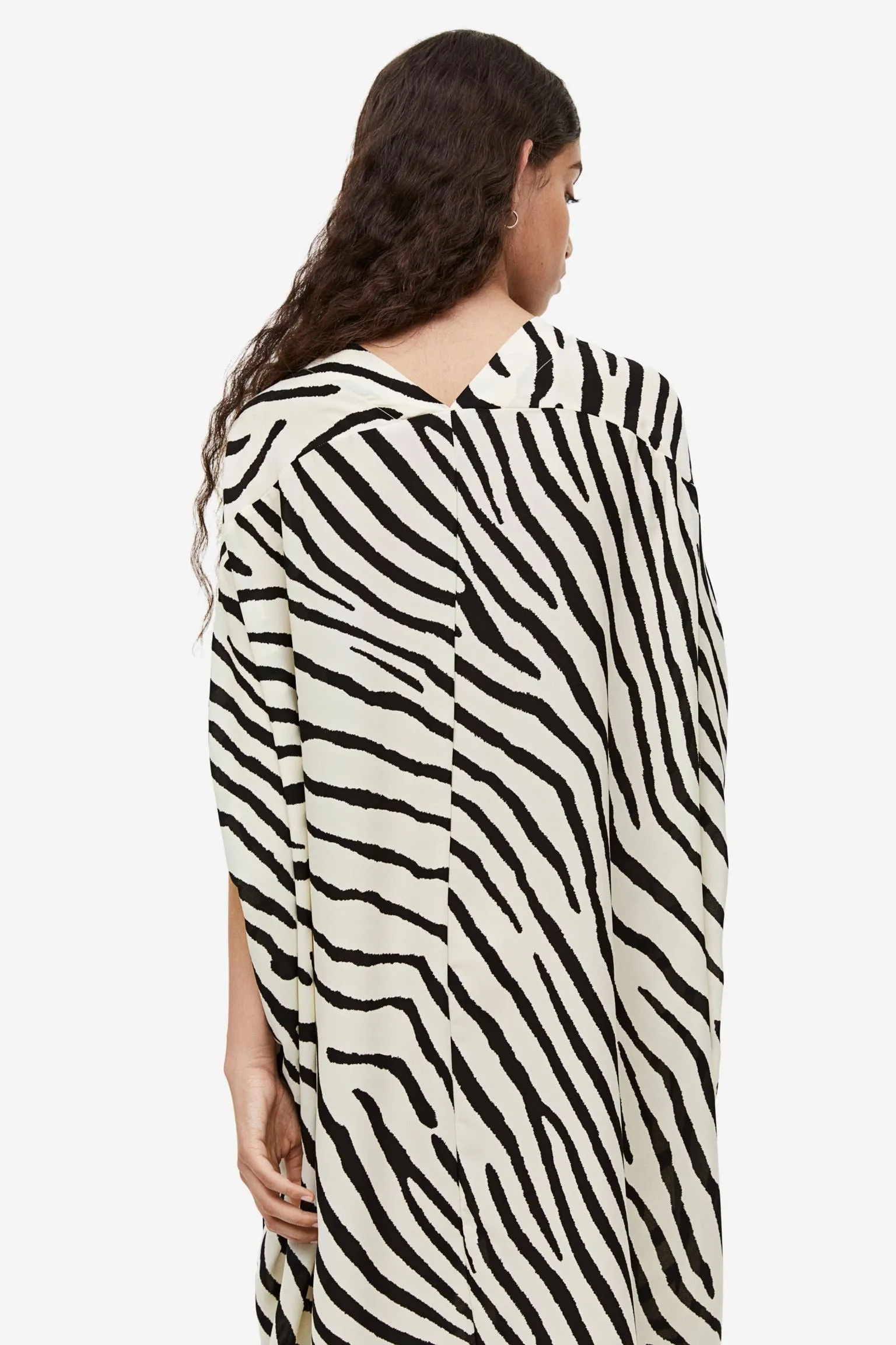 Korean BSY Digital Printed Casual Wear Long Kaftan For Women's