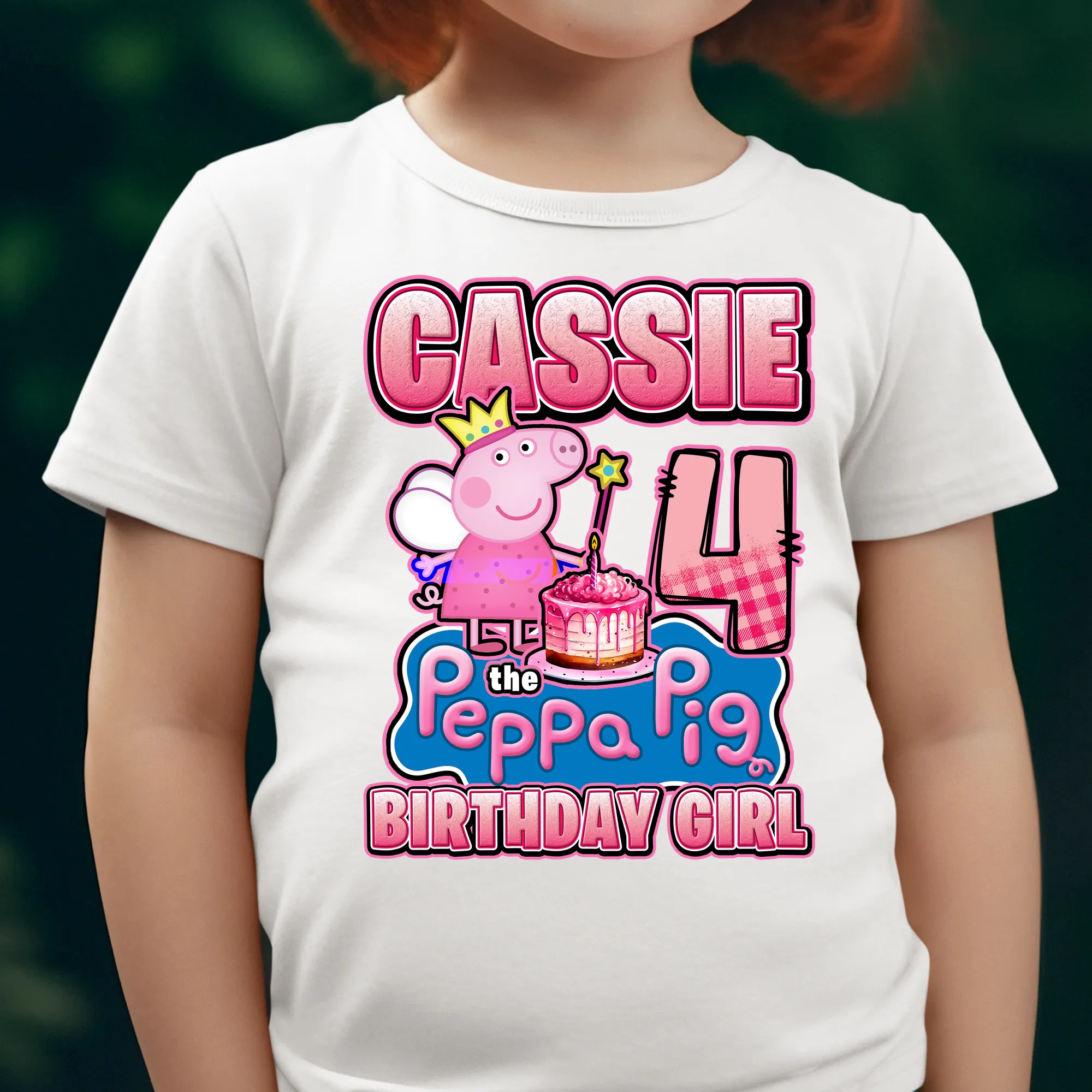 Peppa Pig Birthday Girl Family Party Shirts, Peppa Pig birthday girl shirt