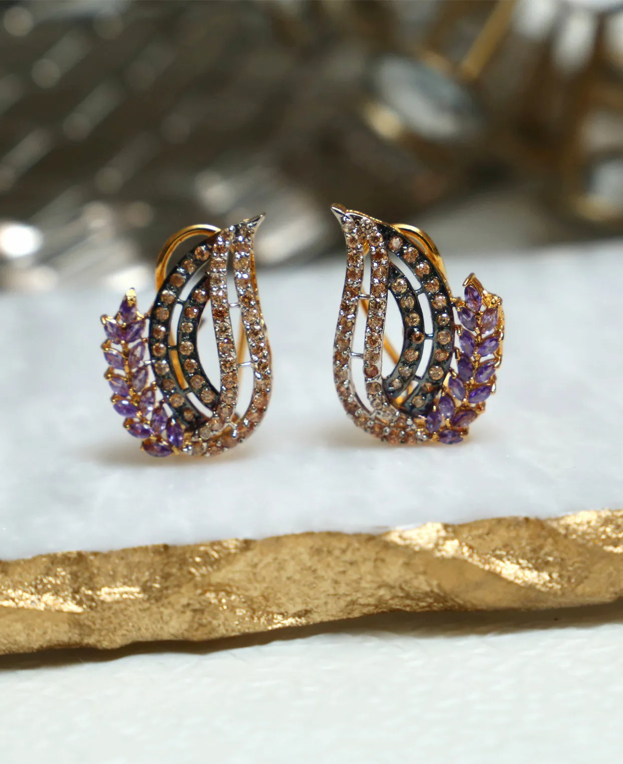 Purple Peacock Tops