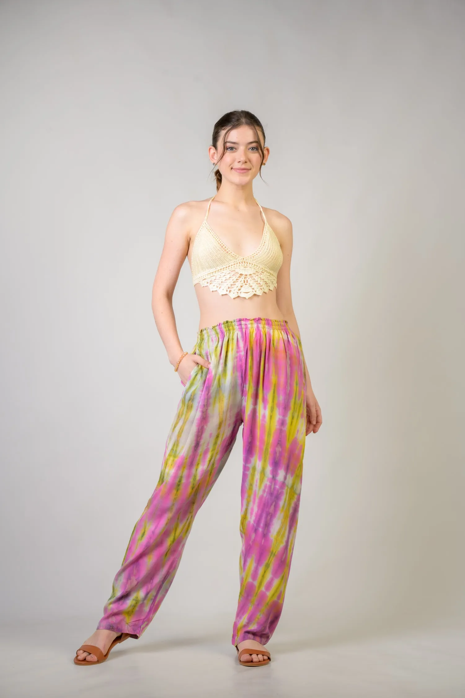 Rhea Color Pattern Pants